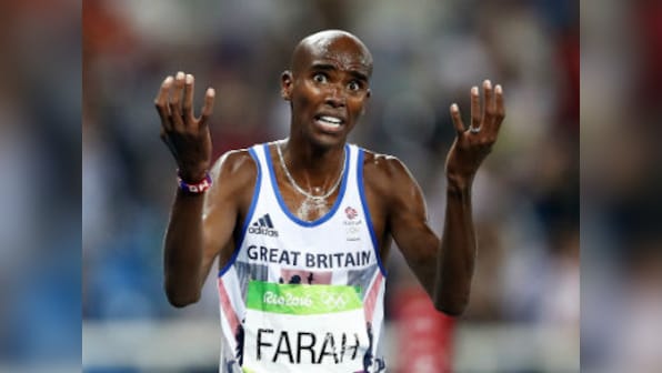 Olympic medallist Mo Farah says he is happy to be tested any time, anywhere amid doping accusations