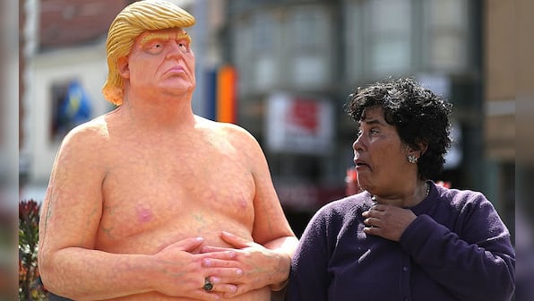 Naked Donald Trump statues across US and the motive behind putting them up