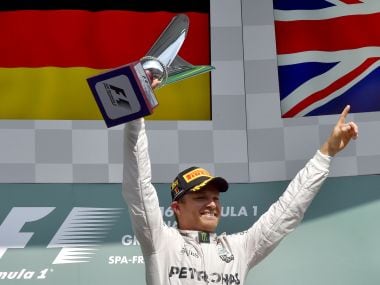 Formula One: Nico Rosberg wins chaotic Belgian Grand Prix, Lewis Hamilton finishes third