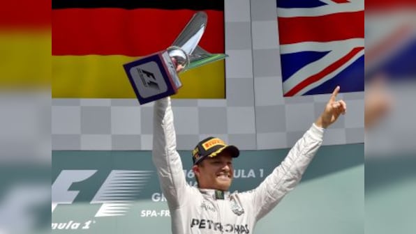 Formula One: Nico Rosberg wins chaotic Belgian Grand Prix, Lewis Hamilton finishes third