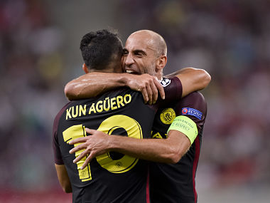 Champions League: Sergio Aguero scores hat-trick as Manchester City beat Steaua Bucharest 5-0 Champions League: Sergio Aguero scores hat-trick as Manchester City beat Steaua Bucharest 5-0