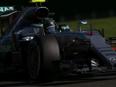 Nico Rosberg finished first in qualifying at the Belgian Grand Prix. Getty