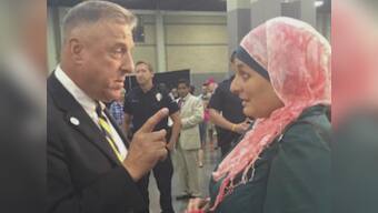 Hijab-clad Muslim woman evicted from Trump rally, again
