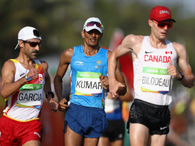 Rio Olympics 2016: Sandeep Kumar, Khusbhir Kaur, Sapna Punia disappoint in Race Walk events Rio Olympics 2016: Sandeep Kumar, Khusbhir Kaur, Sapna Punia disappoint in Race Walk events