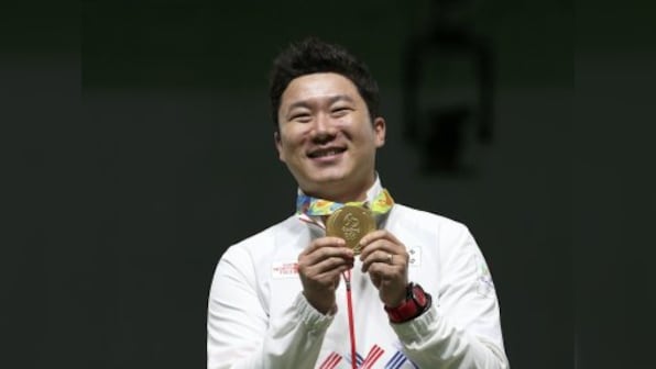 Rio Olympics 2016: South Korea's Jin Jong-Oh makes history with third straight gold in 50m pistol