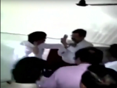 Watch: NCP MLA Suresh Lad slaps deputy collector of Raigad Watch: NCP MLA Suresh Lad slaps deputy collector of Raigad