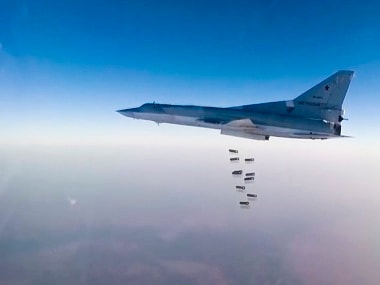 Representational image of Russian warplanes bombing Syria. AP