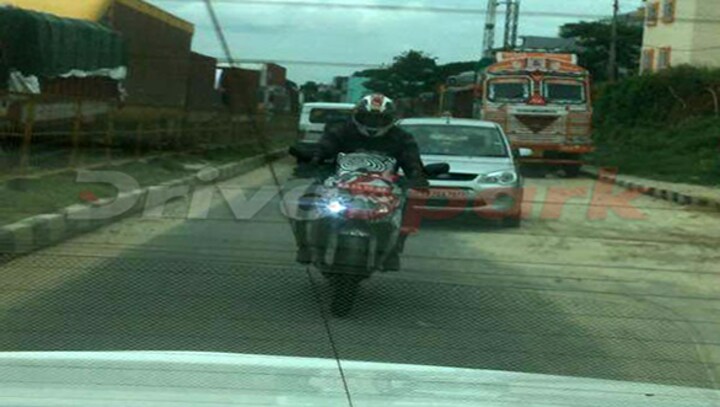 Spied: TVS Akula 310 caught testing in India