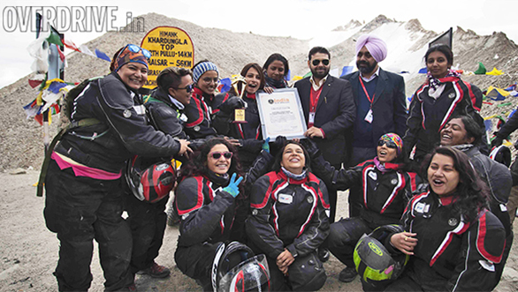 TVS Himalayan Highs Season 2 in India Book of Records TVS Himalayan Highs Season 2 in India Book of Records