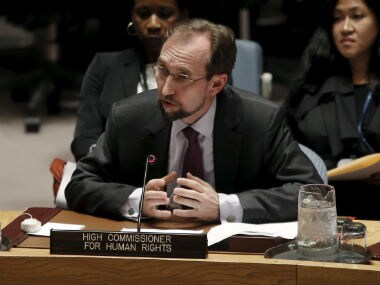 File image of UN High Commissioner for Human Rights Zeid Ra'ad al-Hussein. Reuters