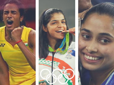 Sakshi Malik and other women at Rio Olympics 2016 say, ‘beti bachao, medal pao’ Sakshi Malik and other women at Rio Olympics 2016 say, ‘beti bachao, medal pao’