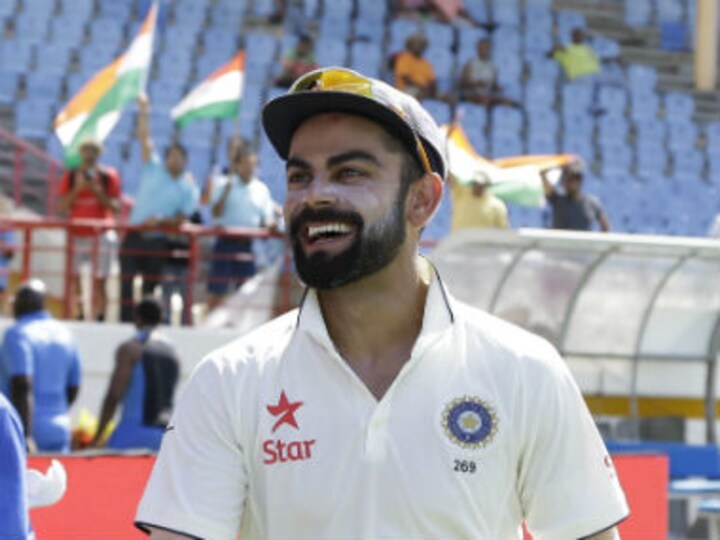 Virat Kohli congratulates coach Raj Kumar Sharma for Dronacharya award