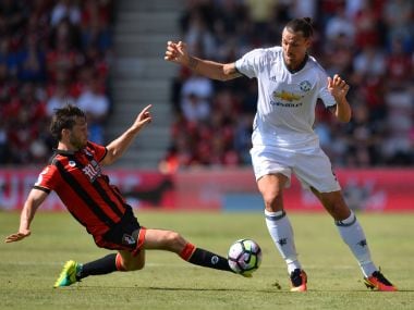 Jose Mourinho reveals Manchester United youngsters are fond of Zlatan Ibrahimovic. AFP