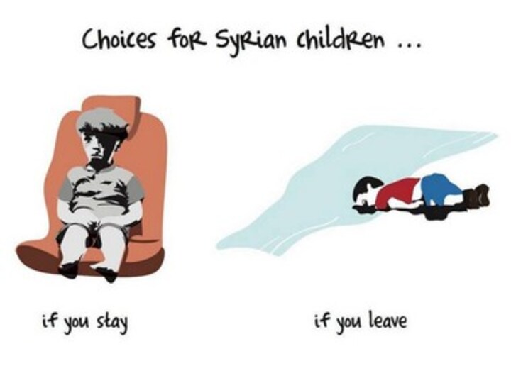 Lambs of war: Omran Daqneesh and Aylan Kurdi depict two sides of the Syrian reality