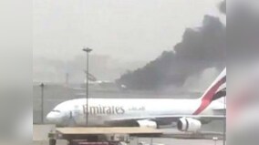 Emirates plane crash lands at Dubai airport, one firefighter killed