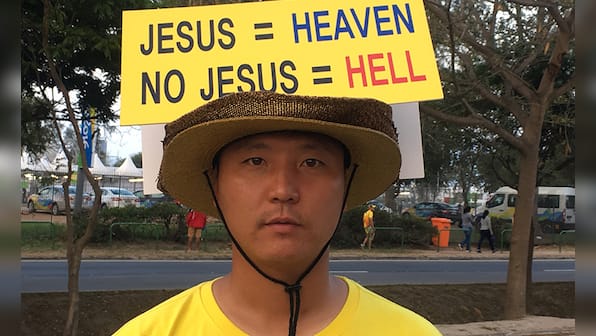 Humans of Olympics: Meet Jeng Seong Wook from Seoul, spreading the word of Jesus