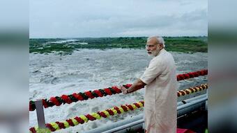 Watch: PM Modi saves Doordarshan lensmen from mishap at SAUNI inauguration