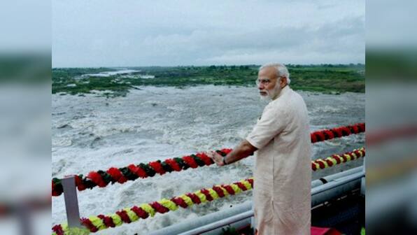 Watch: PM Modi saves Doordarshan lensmen from mishap at SAUNI inauguration