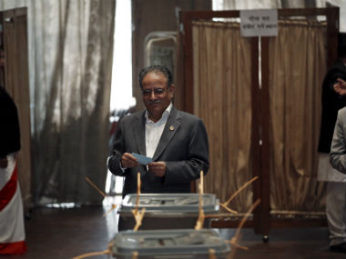 Nepal's CPN-MC chairman Prachanda files candidature for PM's post Nepal's CPN-MC chairman Prachanda files candidature for PM's post