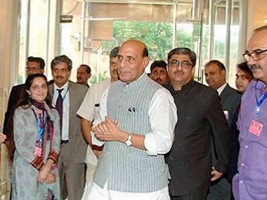 Rajnath Singh at Saarc meet in Pakistan, barely shakes hands with counterpart Nisar Ali Khan