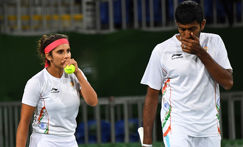 Sania Mirza and Rohan Bopanna were one victory away from a medal but were unable to register that win.