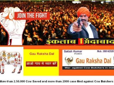 'Proud to be a goon': Remorseless Satish Kumar, Gau Raksha Dal chief, booked for thrashing people 'Proud to be a goon': Remorseless Satish Kumar, Gau Raksha Dal chief, booked for thrashing people