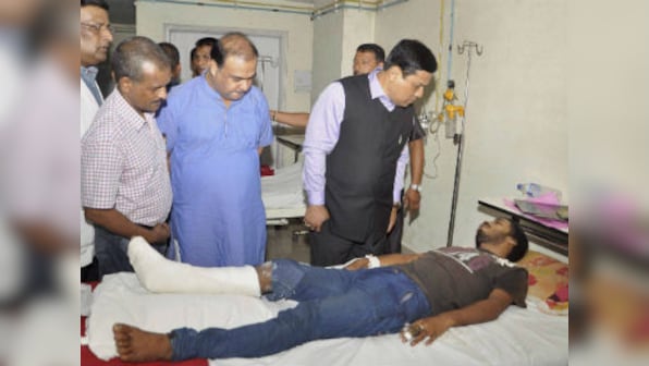 Kokrajhar attack: CM Sarbananda Sonowal meets victims at Gauhati Medical College Hospital
