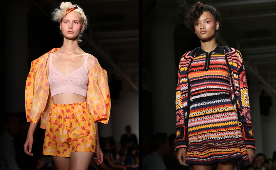 A model walks the runway during the Adam Selman presentation during New York Fashion Week. AFP A model walks the runway during the Adam Selman presentation during New York Fashion Week. AFP