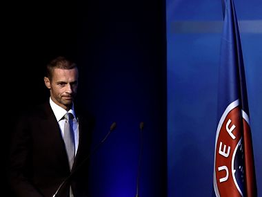UEFA's newly elected president, Aleksander Ceferin. AFP
