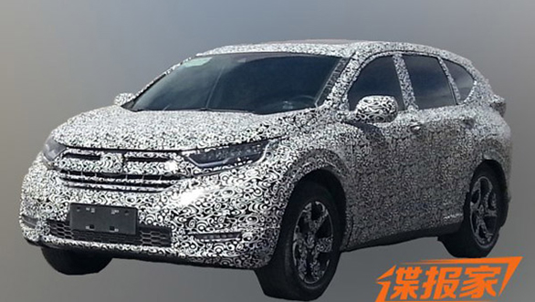 Spied: India-bound 2017 Honda CR-V caught testing in China Spied: India-bound 2017 Honda CR-V caught testing in China