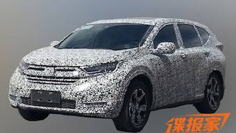 Spied: India-bound 2017 Honda CR-V caught testing in China