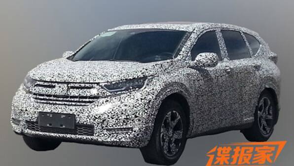 Spied: India-bound 2017 Honda CR-V caught testing in China