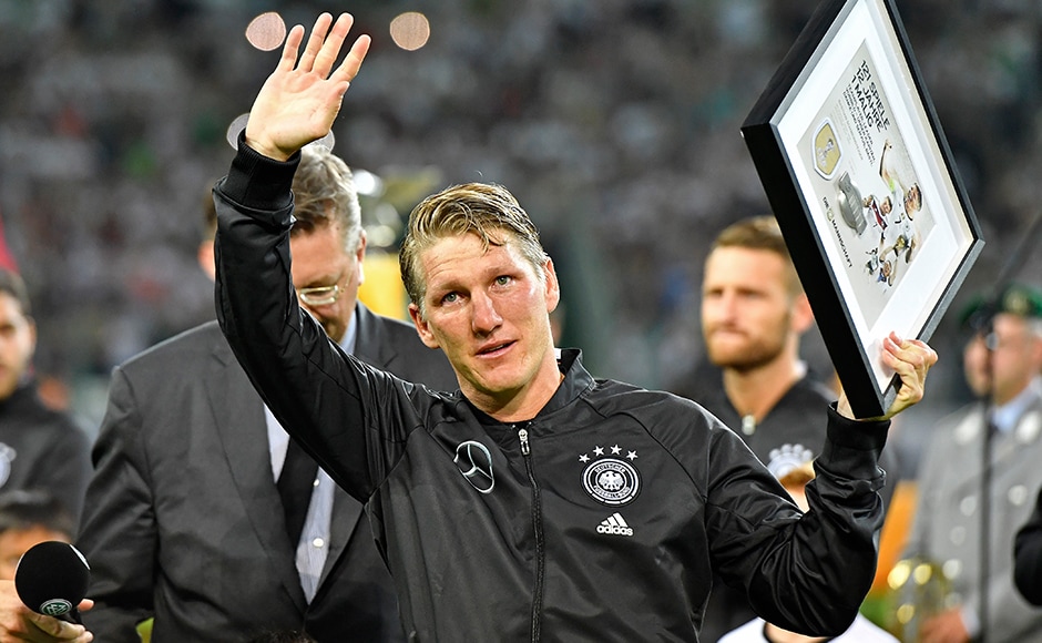 End of an era: Bastian Schweinsteiger bids goodbye to Germany - Photos