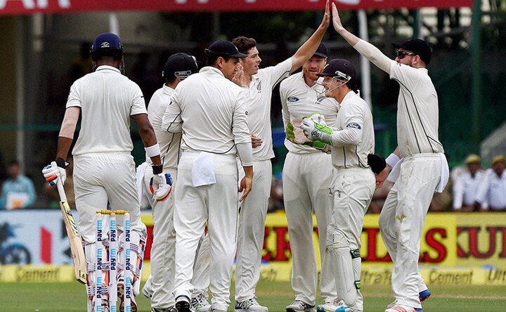 India collapse after a strong start against New Zealand on Day 1 of 500th Test