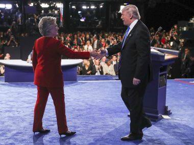 No knockout blows landed, but Hillary Clinton wins points over Donald Trump in first debate