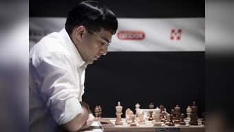 Viswanathan Anand defeats Shakhriyar Mamedyarov, jumps to joint lead in Tal Memorial Chess event