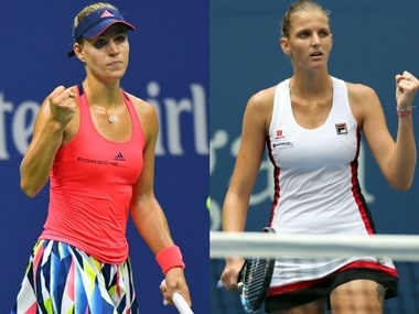 Angelique Kerber takes on Karolina Pliskova in the US Open final.
