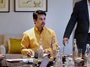 File photo of Anurag Thakur. PTI