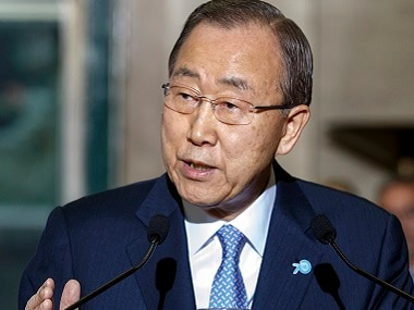 File image of UN chief Ban Ki-moon. AP
