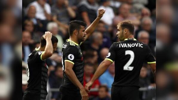 Premier League: Diego Costa's brace helps sloppy Chelsea to a point against Swansea