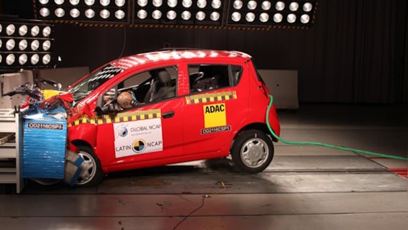 India-made Chevrolet Beat scores zero stars in Latin NCAP crash tests