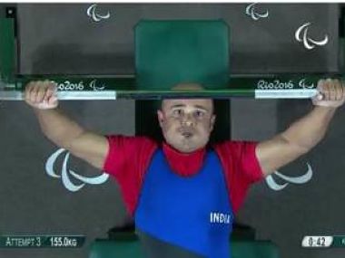 Paralympics 2016: Power lifter Farman Basha misses bronze after finishing fourth Paralympics 2016: Power lifter Farman Basha misses bronze after finishing fourth