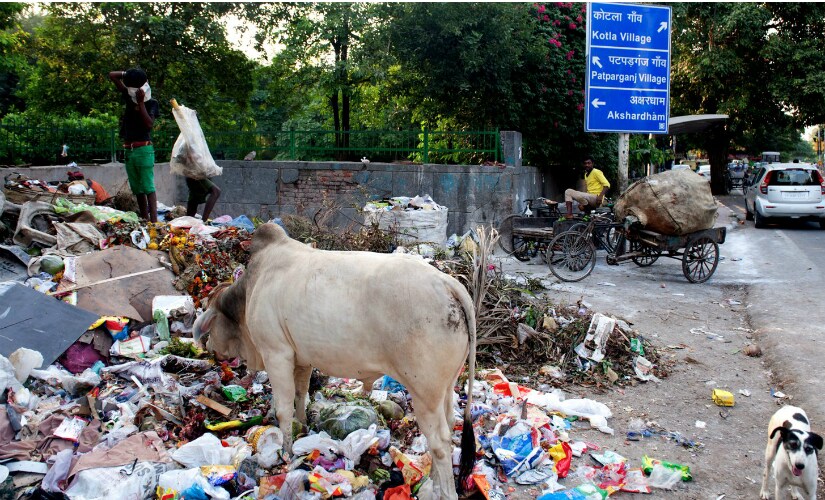One of the colonies of Mayur Vihar in east Delhi.