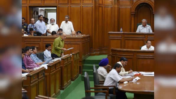 Ruckus in Delhi Assembly as suspended AAP leader Kapil Mishra, BJP MLA Manjinder Singh Sirsa marshalled out