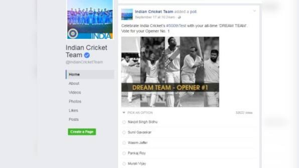 BCCI launches new initiative that lets fans pick India's 'Dream Team' to mark 500th Test
