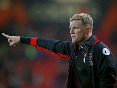 Eddie Howe looks on during the match between AFC Bournemouth and Preston North End. Getty