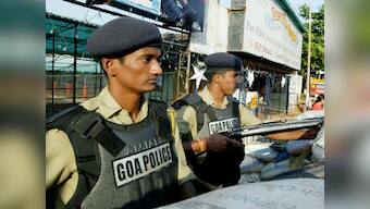 Nine tourists arrested on charges of molesting a minor and creating ruckus, caught while fleeing from Goa