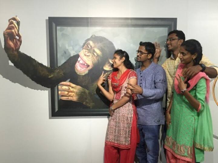 Art in the age of selfies: Click Art Museum in Chennai needs visitors to 'complete' paintings