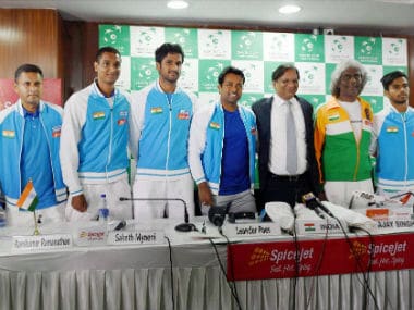 File photo of India's Davis Cup team. PTI
