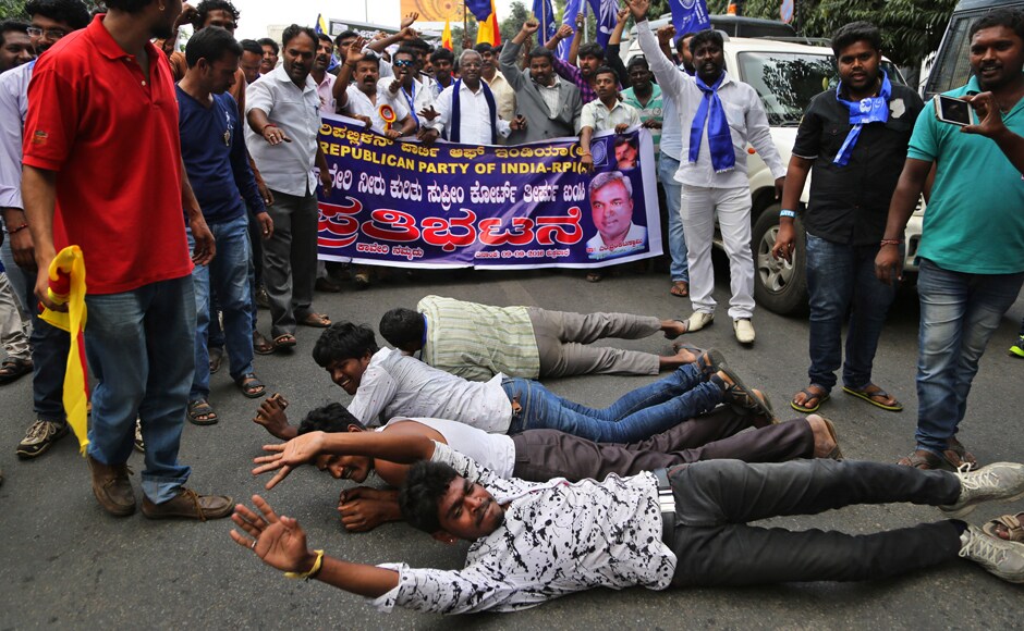 During the hearing, the bench noted the stiff claim and counter-claims of Karnataka and Tamil Nadu and said that it would apply the concept of fair compensation in the matter and fixed it for further hearing on 20 September. AP During the hearing, the bench noted the stiff claim and counter-claims of Karnataka and Tamil Nadu and said that it would apply the concept of fair compensation in the matter and fixed it for further hearing on 20 September. AP